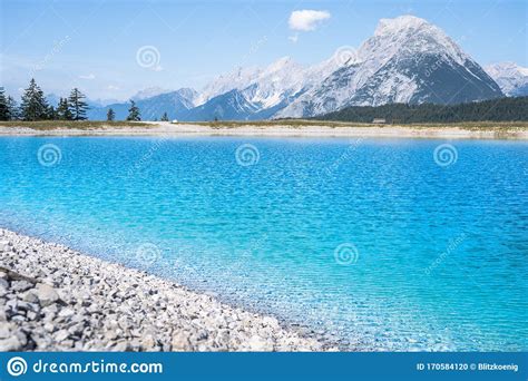 Mountain Lake Landscape View Stock Photo Image Of Bavaria Seefeld