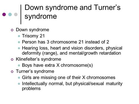 The Basis Of Turner S Syndrome And Superfemales Are The Characteristic Of Which Of The Following