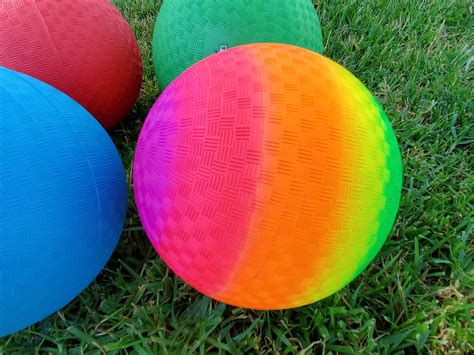 Playground Balls 85 Inches Pack Of 6 Free Pump Mesh Etsy