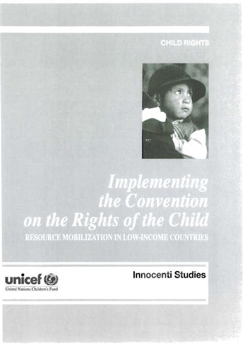 Implementing The Convention On The Rights Of The Child Resource