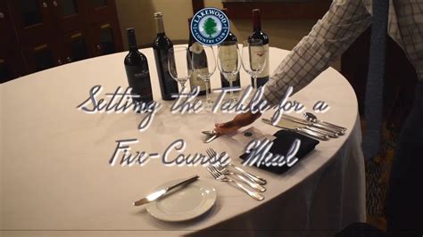 Now, let's get a few things straight, a cheese course is very, very different from a cheese plate or a cheese board. Setting the Table for a Five Course Meal - YouTube