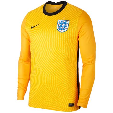 Official Nike England Yellow Goalkeeper Shirt 202021 Hurry Limited Stock