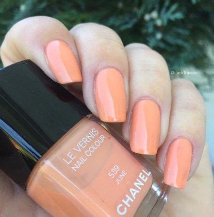 Peach is an important stone fruit crop. Swatch CHANEL JUNE 539 by LackTraviata | Nagellack ...