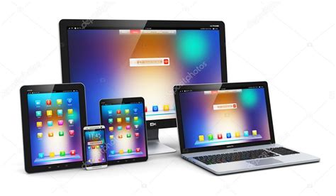 Modern Computer Devices Stock Photo By ©scanrail 84983580