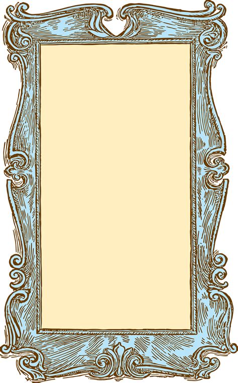 Free Stock Image Vintage Wooden Frame Vector And Clipart