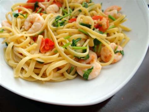 We would rather stay home, make this cozy white wine shrimp pasta and have a nice dessert along with some wine. Foodista | Recipes, Cooking Tips, and Food News | Shrimp ...
