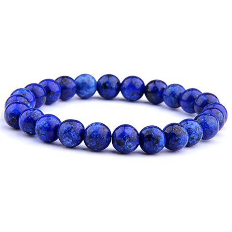 Deep Blue Lapis Lazuli Bracelet Giveably
