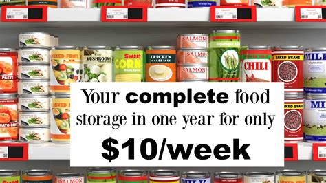 A large majority of food storage companies that do internet sales are based in the state. 52 Week Guide to Building Your Food Storage - The ...