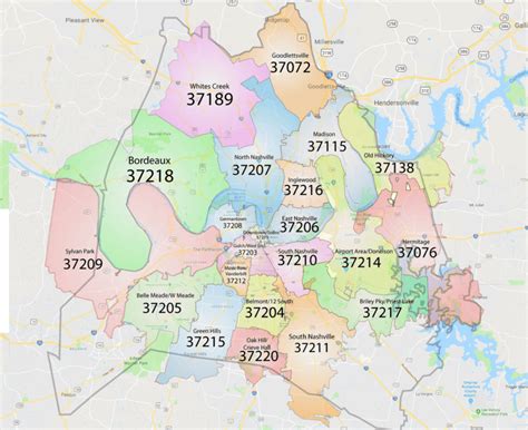 Knoxville Tn Zip Code Map Color 2018