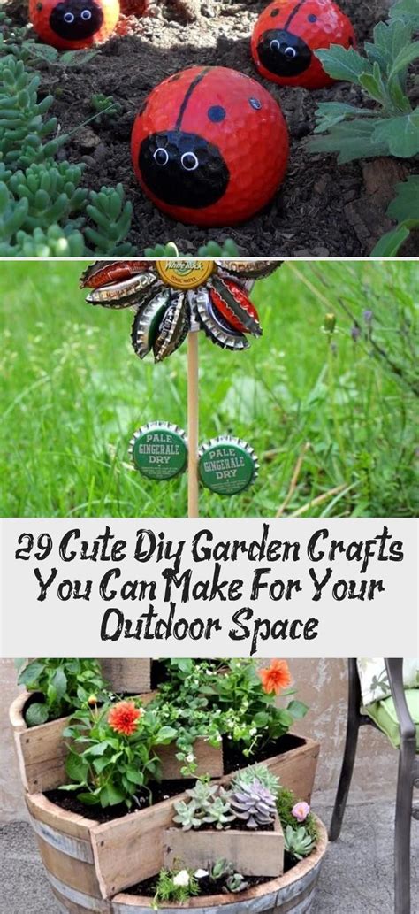 29 Cute Diy Garden Crafts You Can Make For Your Outdoor Space Unique