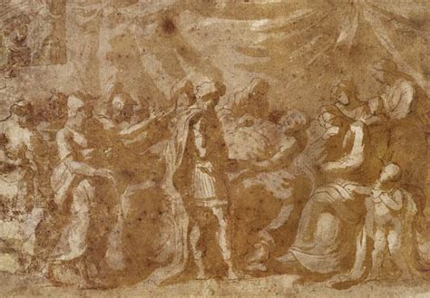 Study For The Death Of Germanicus Nicolas Poussin En Reproduction