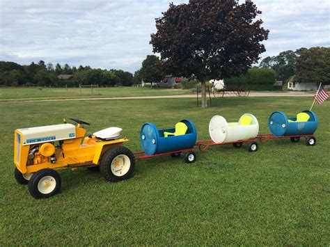 Barrel Train Out Of 55 Gal Drums And Hand Trucks 55 Gallon Drum