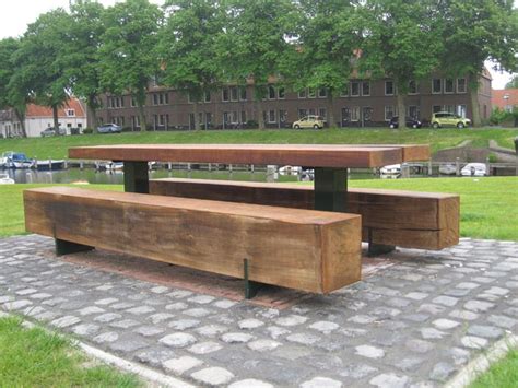 There are also 139 reservable group sites for groups of 35 to 500 people. Picnic table for public spaces - PURE II - Grijsen park ...
