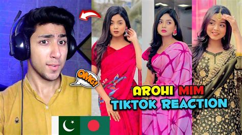 Pakistani React On Arohi Mim New TikTok Videos Bangladeshi Tiktoker