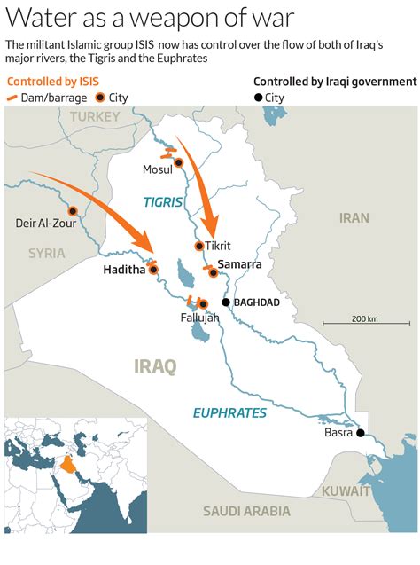 Sis Captures Iraqs Biggest Dam Baghdad Water Supply In Jeopardy The