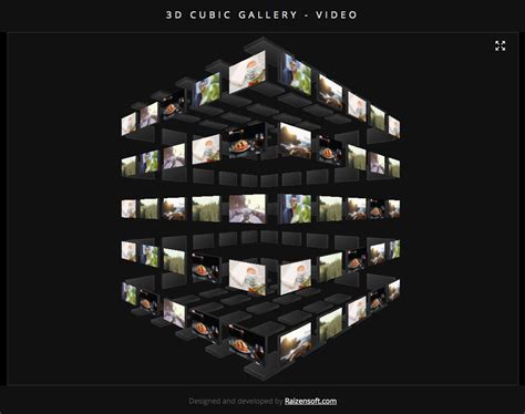 3d Cubic Gallery Advanced Media Gallery By Raizensoft Codecanyon