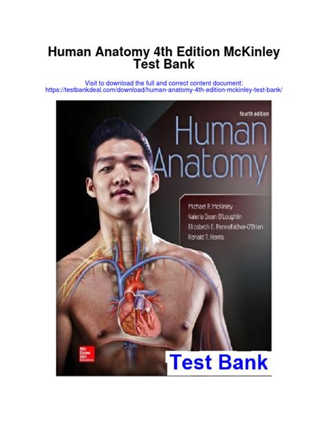 Download Human Anatomy 4th Edition Mckinley Test Bank Full Chapter Pdf
