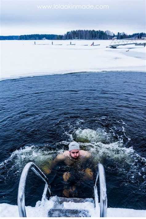 Video Photos Finnish Sauna Ice Swimming In Lahti Finland