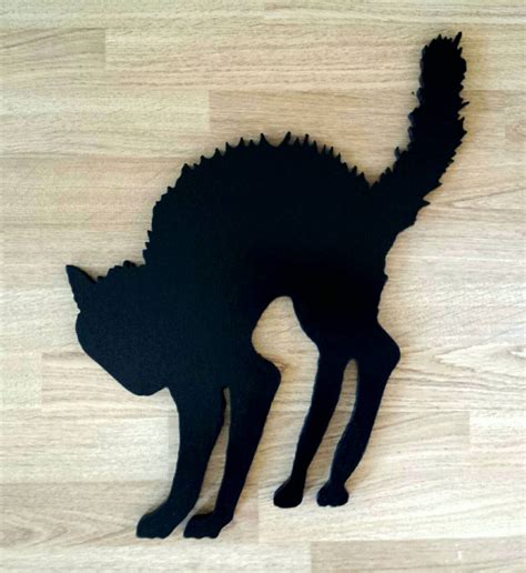 Halloween Black Cat Wood Craftedover 1 By Timbertantrumdecor