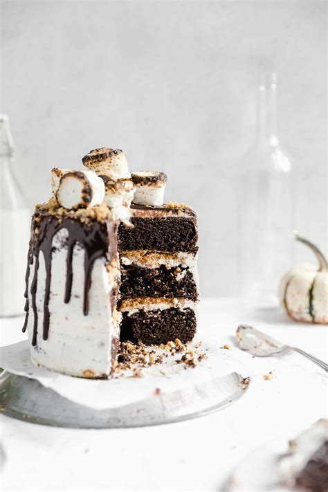 Smores Cake Recipe Smores Cake Broma Bakery Chocolate Cake Recipe