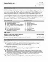 Pictures of Resume For Electrical Engineer