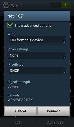 Подключение wifi к телефону samsung