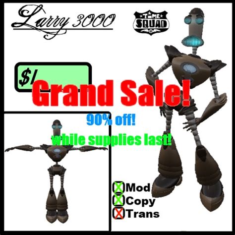 Second Life Marketplace Larry 3000 Avatar 90 Off