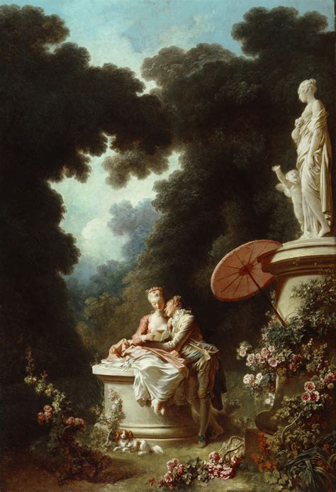 The Progress Of Love Love Letters Jean Honoré Fragonard Artwork On