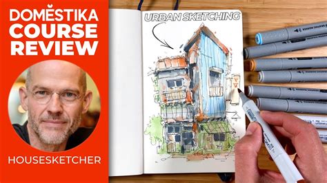 Improve Your Urban Sketching Fast Albert Kiefer ‘house Sketcher Domestika Review Youtube