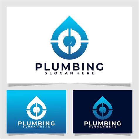 Premium Vector Plumbing Logo Vector Design Template