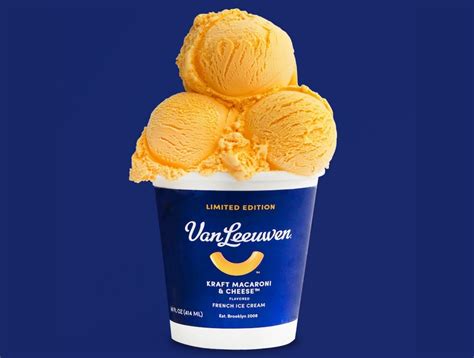 Kraft Unveils New Macaroni And Cheese Flavored Ice Cream