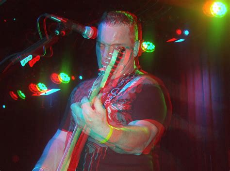 A Candid 3d Anaglyph Format Out Of Screen Photo Taken At A Some Years
