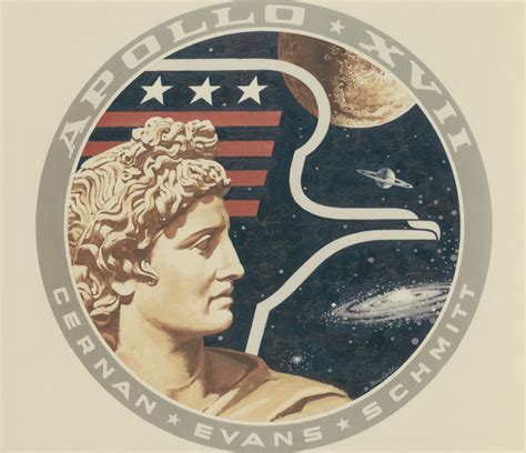 The Official Emblem For Apollo 17 December 7 19 1972 Nasa Apollo 17