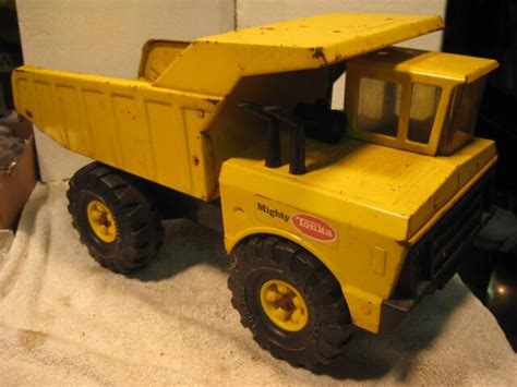 Vintage Mighty Tonka Yellow Dump Truck Ebay