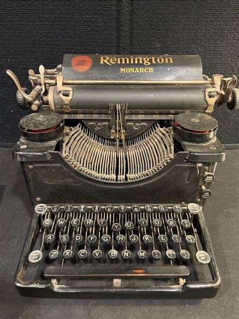 8 Vintage Remington Monarch Typewriter