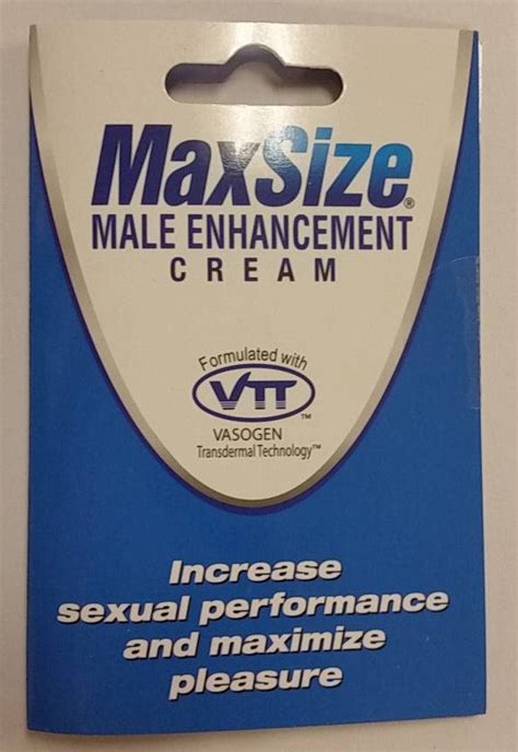 Md Labs Max Size Cream Male Sexual Erectile Enhancer Enhancement 1