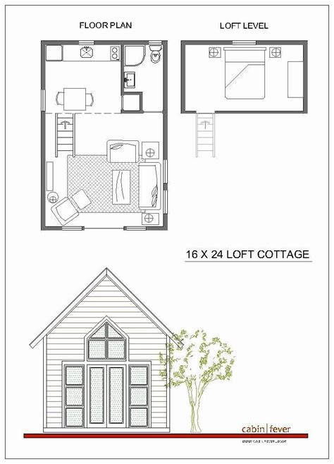 Would make the stairwell into a guest. 16 X 24 House Plans Awesome 16x24 Loft Cottage Cabin Fever ...