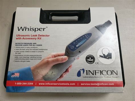 Inficon 711 203 G1 Enhanced Ultrasonic Leak Detector With Accessory Kit