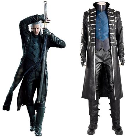 Vergil Devil May Cry Leather Coat A Jackets