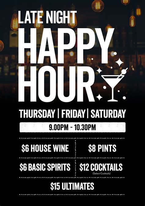 Because One Happy Hour Is Never Enough