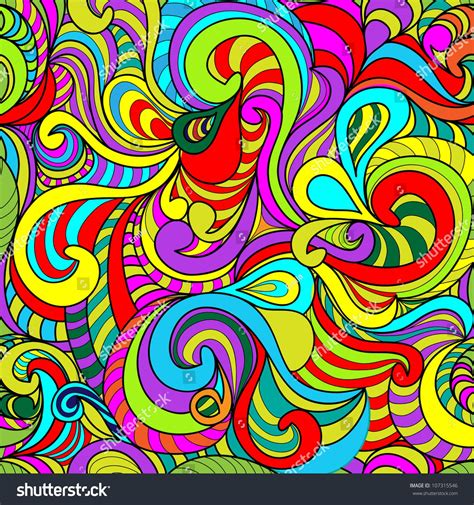 Vector Abstract Multicolor Pattern Vector De Stock Libre De Regalías 107315546 Shutterstock
