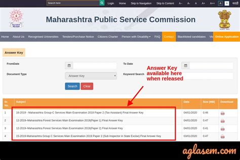 And more detail is given below…. MPSC Civil Judge Answer Key 2020: Final Answer Key ...