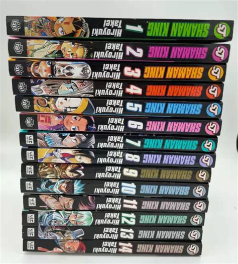 Shonen Jump Manga Shaman King Volume Lot Hiroyuki Takei Viz Media Picclick