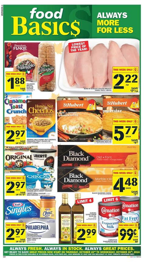 Food Basics Flyer October 20 To 26 Canada