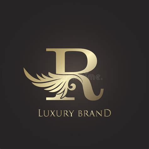 Luxurious Classy Letter R Logo Vector Stock Illustrations Luxurious Classy Letter R Logo
