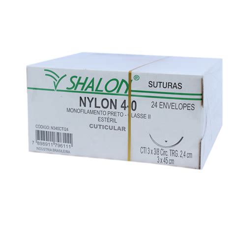 Fio Sutura Nylon 4-0