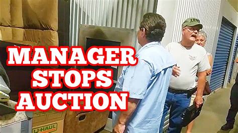 Is This Even Legal Manager Stops Auction At Abandoned Storage Units