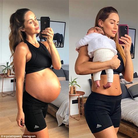 Krystal Forscutt Flaunts Her Remarkable Post Baby Body Daily Mail Online