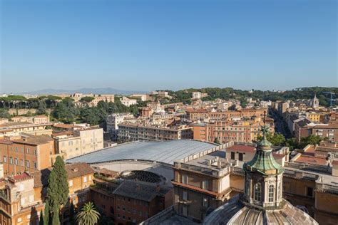 Rome And Vatican City Skyline Stock Image Image Of Dawn Panoramic