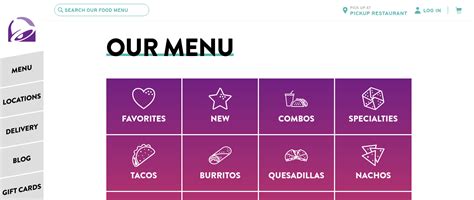 However, we recommend you to consult the restaurant workers before ordering anything. www.tacobell.com/food - Taco Bell Menu Price List Check Online